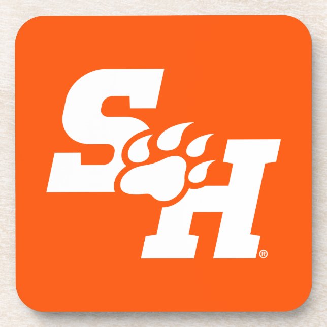 SH & Bear Paw Logo Beverage Coaster (Front)