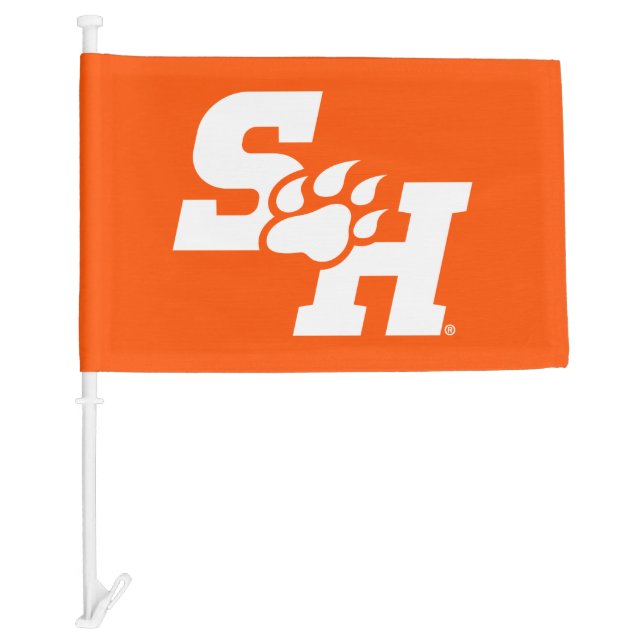 SH & Bear Paw Logo Car Flag (Front)