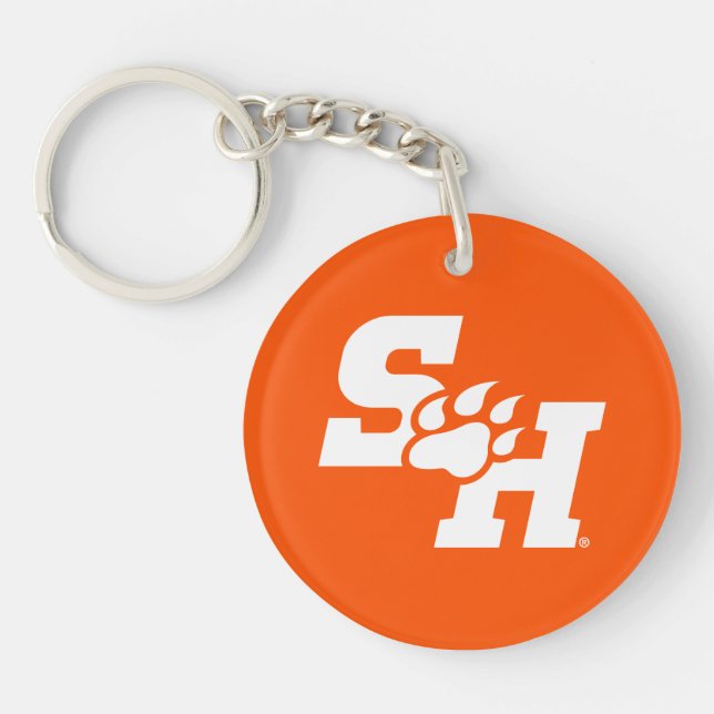 SH & Bear Paw Logo Keychain (Front)