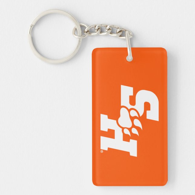 SH & Bear Paw Logo Keychain (Front)