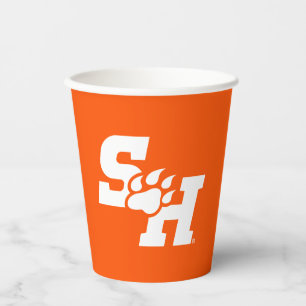 SH & Bear Paw Logo Paper Cups