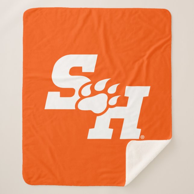 SH & Bear Paw Logo Sherpa Blanket (Front)