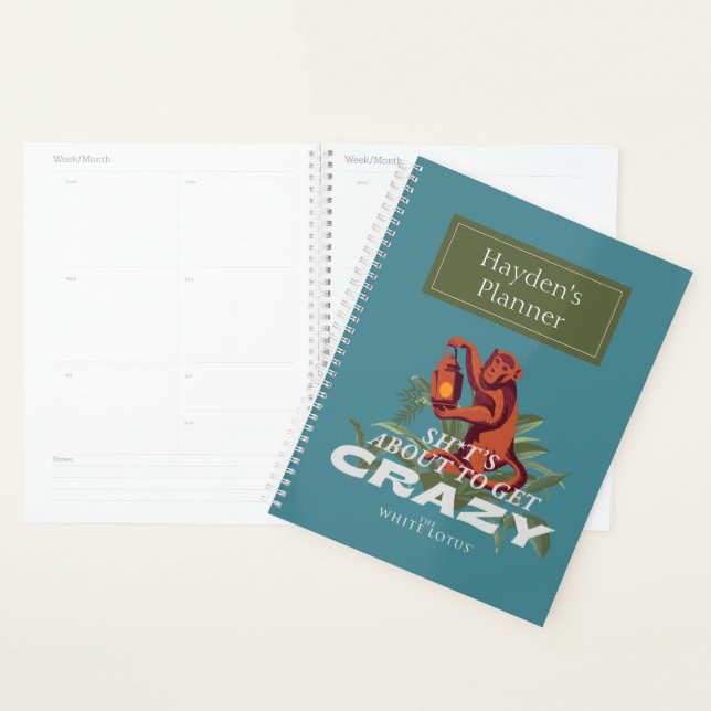 Sh*t's About to Get Crazy - The White Lotus Planner (Display)