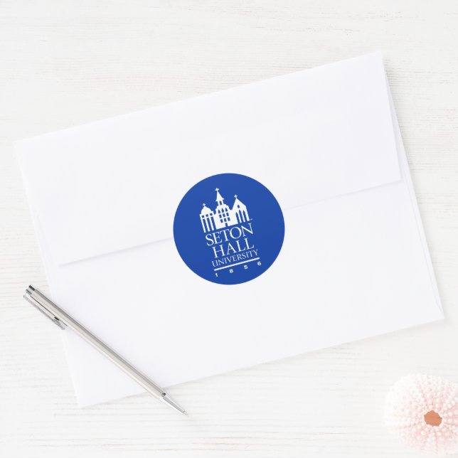 SH University Classic Round Sticker (Envelope)