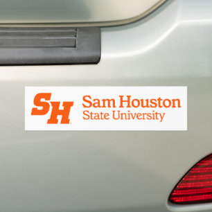 SH & Wordmark Combination Logo Bumper Sticker
