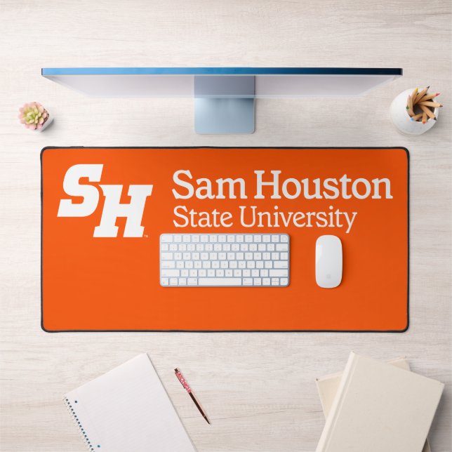 SH & Wordmark Combination Logo Desk Mat (Office 1)