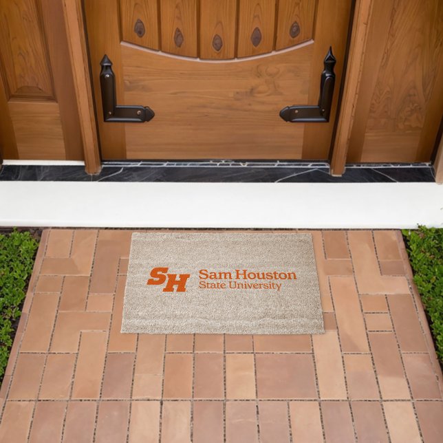 SH & Wordmark Combination Logo Fiber Doormat (Insitu (Outdoor))