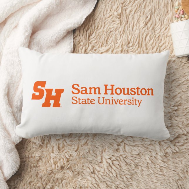 SH & Wordmark Combination Logo Lumbar Pillow (Blanket)