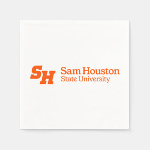 SH & Wordmark Combination Logo Napkins