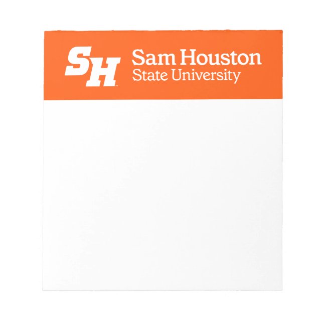 SH & Wordmark Combination Logo Notepad (Front)