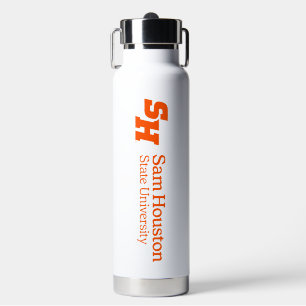 SH & Wordmark Combination Logo Water Bottle