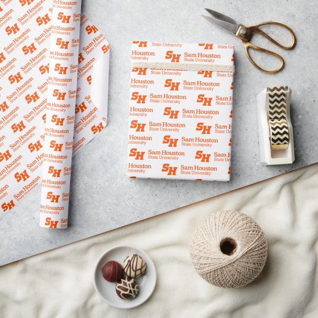 SH & Wordmark Combination Logo Wrapping Paper (Crafts)