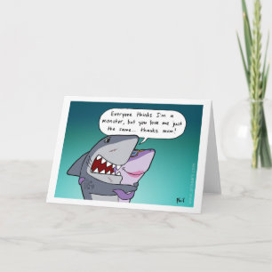 Shaaark Mothers' Day card