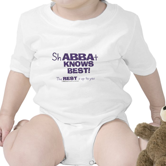 ShABBAt Abba Knows Best Baby Creeper