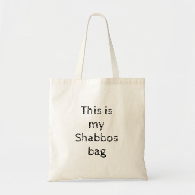 Shabbat bag tote (Front)