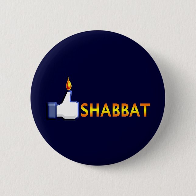 Shabbat Button (Front)