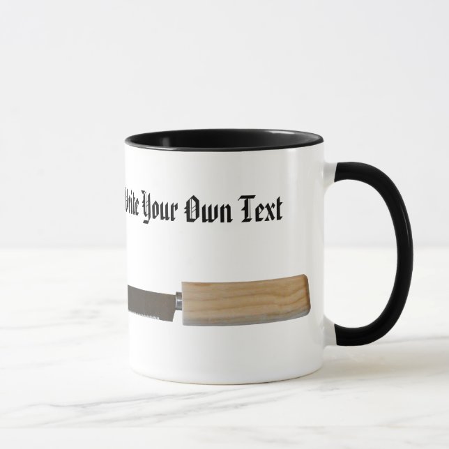 Shabbat Challah & Knife Mug (Right)