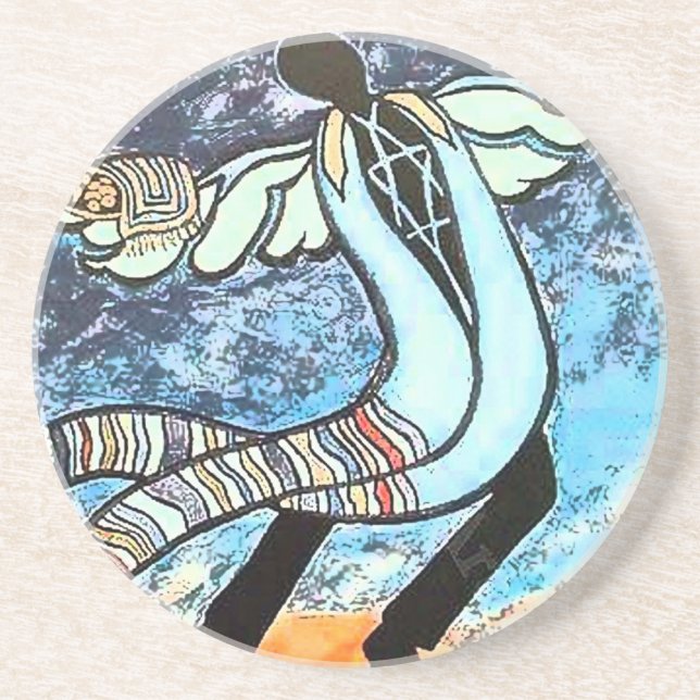 Shabbat Drink Coaster (Front)