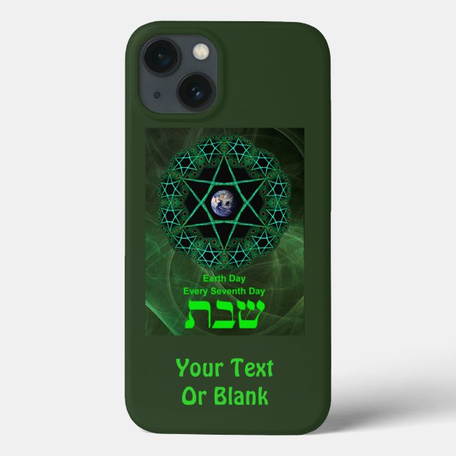 Shabbat - Earth Day Case-Mate iPhone Case (Back)