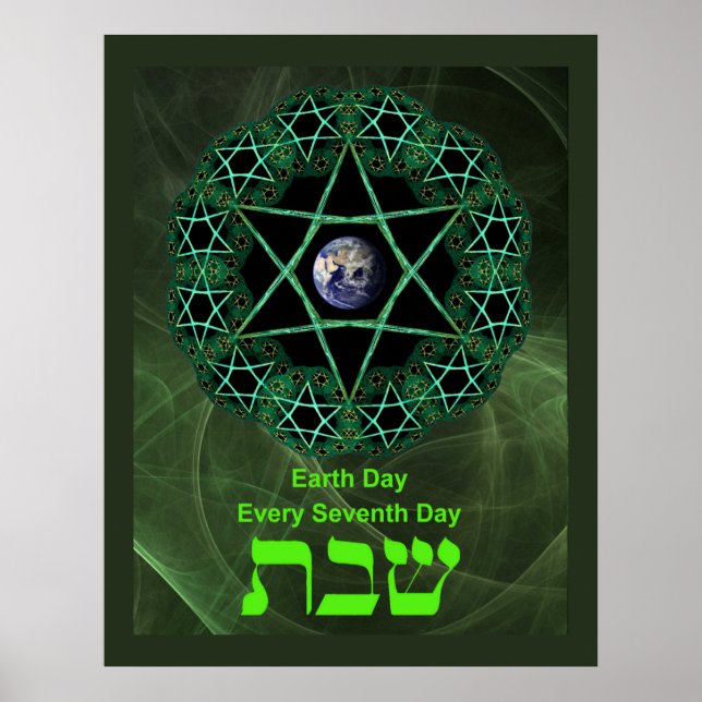 Shabbat - Earth Day Poster (Front)
