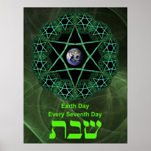 Shabbat - Earth Day Poster