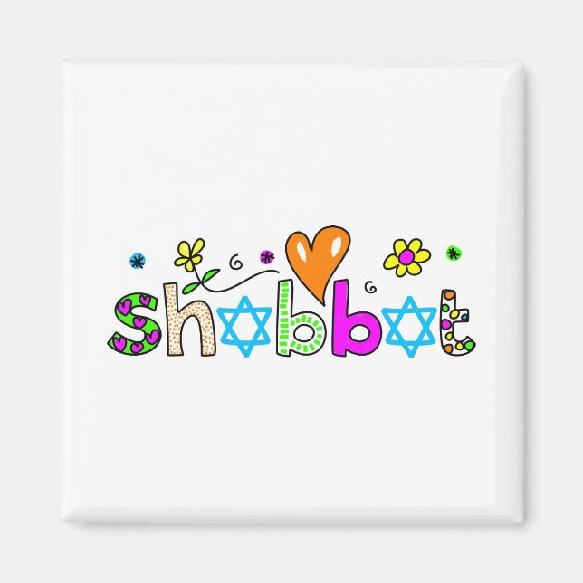 Shabbat Magnet (Front)
