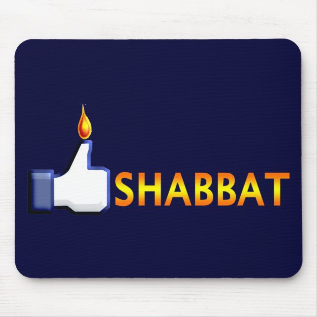 Shabbat Mouse Pad (Front)