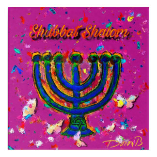 Shabbat Shalom  Acrylic Print