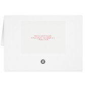 Shabbat Shalom Card (Back Horizontal)