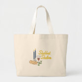 SHALOM☆SHALOM LOGO BAG Shalom Cotton Tote Bag, Jewish Tote, Judaica, Jewish Gift