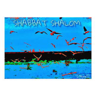 Shabbat shalom photo print