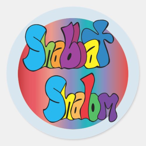 Shabbat Shalom Stickers