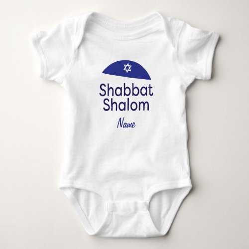 Shabbat Shalom T_Shirt Baby Bodysuit