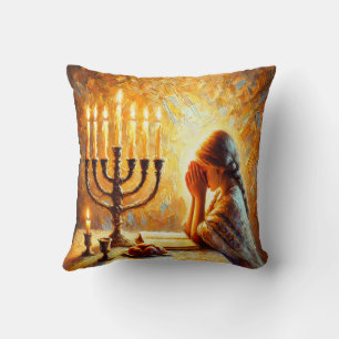Shabbat Shalom Throw Pillow