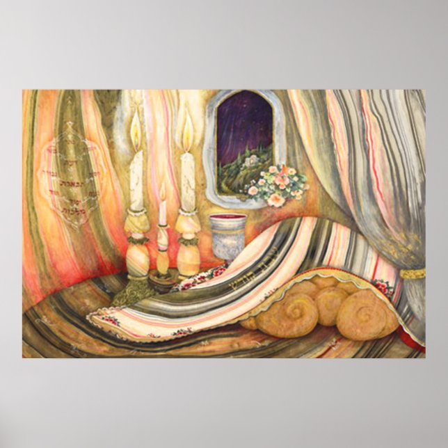 Shabbat Table Poster (Front)