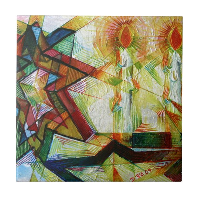 Shabbat Tile (Front)