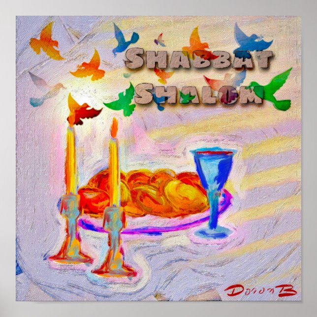 Shabbat today poster (Front)