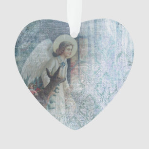 Shabby Angel Acrylic Ornament