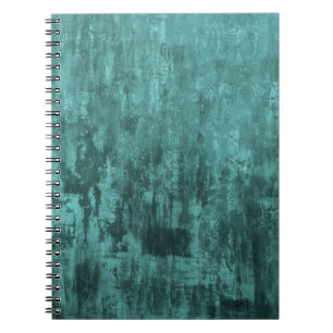 Shabby background, turquoise color, grunge, loft, notebook