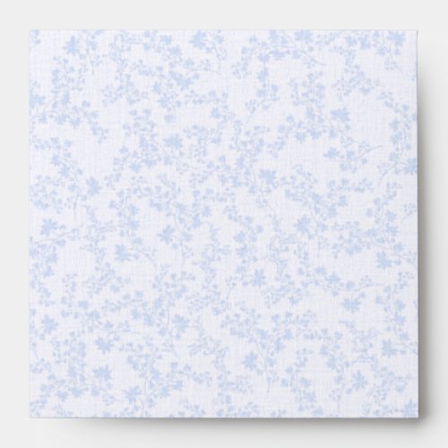 Shabby Blue Victorian Style Wedding Envelope