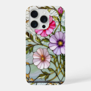 Shabby chic antique poppies cottagecore iPhone 15 pro case