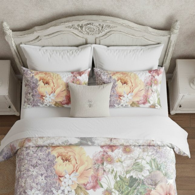 Shabby Chic Beautiful Wildflowers Pillow Case (Creator Uploaded)
