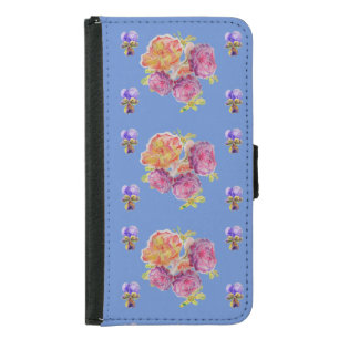 Shabby Chic Blue Rose Floral Roses I Phone Case