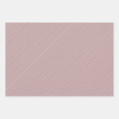 Shabby Chic Blush Red Pink Teal Blue White Plaid Wrapping Paper Sheets (Front 2)