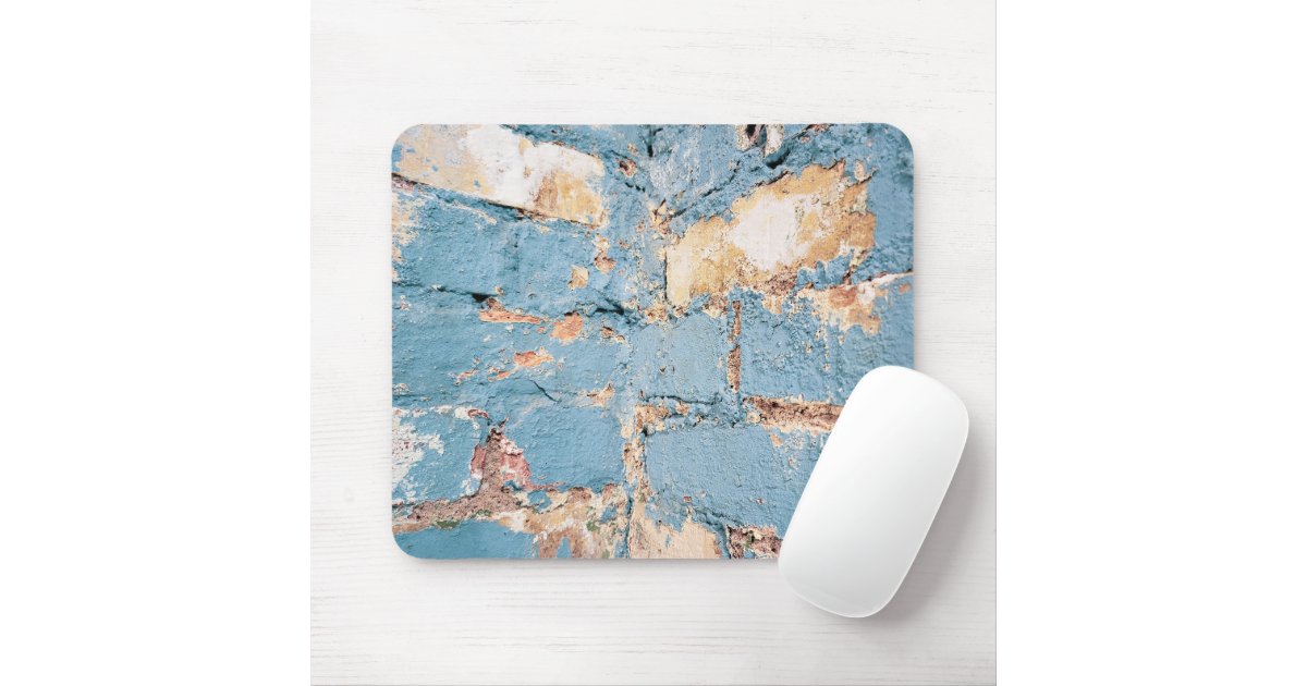 Shabby Chic Brick Mouse Pad | Zazzle