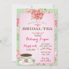 Shabby Chic Bridal Shower Tea Invitation