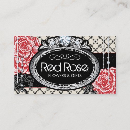 Customizable Shabby Chic Business Cards
