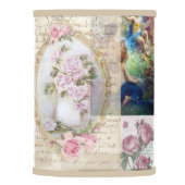 Shabby chic collage,country victorian,decoupage, b lamp shade (Right)
