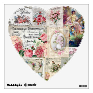 Victorian Valentine Heart Wall Sticker