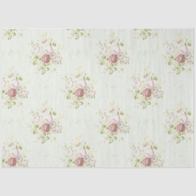 Shabby Chic Collage Series Design 10 Tissue Paper (Front)